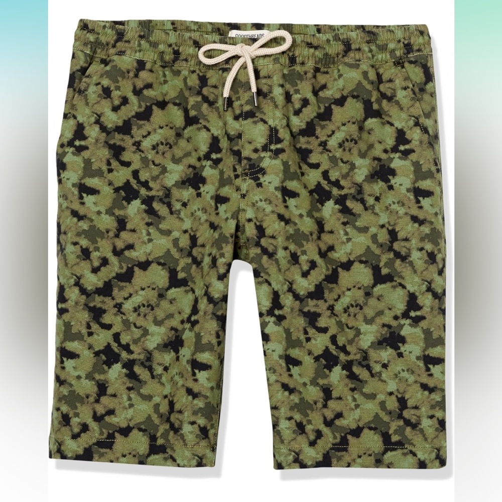New GoodThreads (Amazon) Pull On Camouflage Shorts XXL NWT